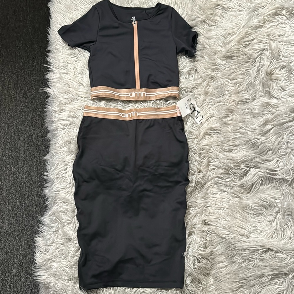 NWT Aimn’s 3 piece activewear set